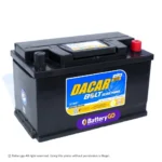 Batería Dacar D5-94 (90Ah) de alta potencia y durabilidad, disponible para servicio a domicilio en Guayaquil.