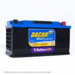 Batería Dacar BP 88-100 (100Ah) de alta potencia y durabilidad, disponible para servicio a domicilio en Guayaquil.